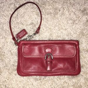Coach Leather Wristlet